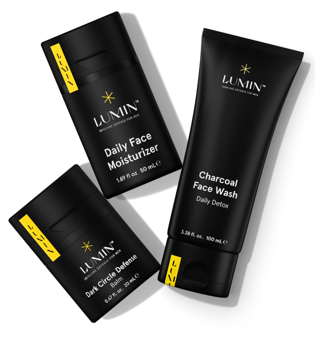 lumin homepage featured product content daily face dark circle and charcoal face wash