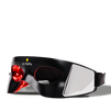 LUMIN black LED light therapy eye mask with red light panels and adjustable strap for skincare and relaxation.